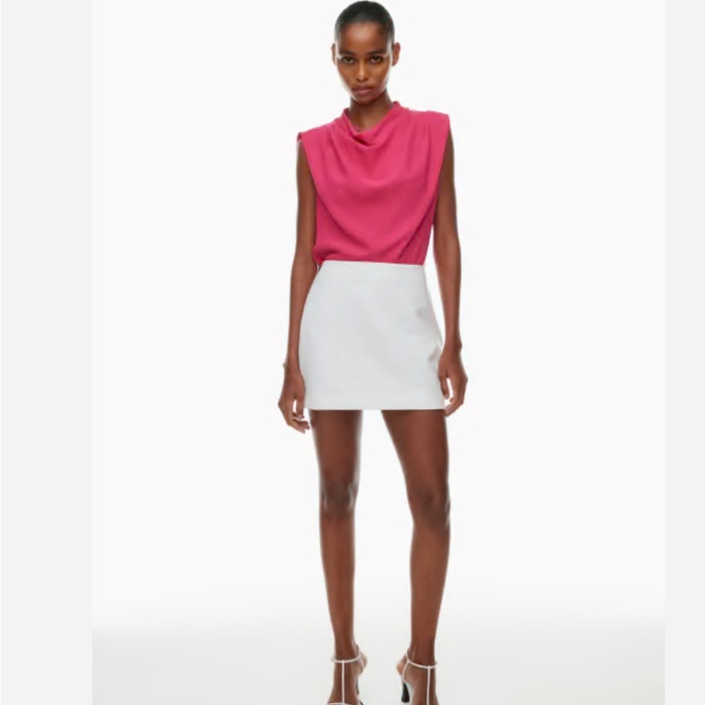 Aritzia | NWT Pink Carter Sleeveless Blouse - Size XL